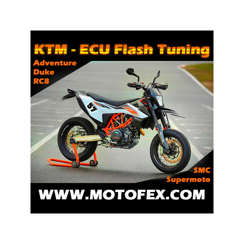 ECU Flash - KTM Adventure Duke RC8 SMC Supermoto SX 690 990 1290 1190 1050